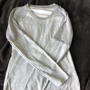 Grey athletic top- adidas